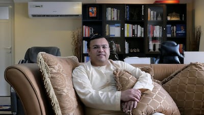 Sanjay Tolani, managing director and chief executive of Goodwill World, says he saves in instruments that offer him guaranteed income every month. Photo: Pawan Singh / The National