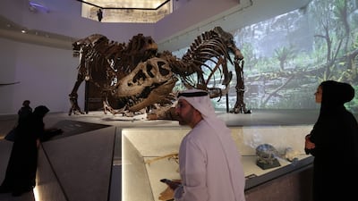 Visitors can enter Abu Dhabi's cultural institutions, including Natural History Museum, free of charge from May 16 to 18. EPA