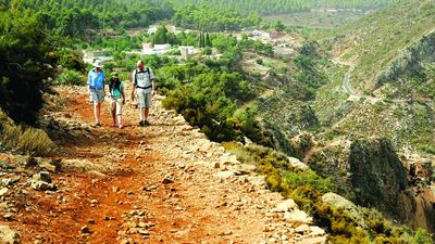 Walking in the High Atlas in Morocco. Courtesy Explore
