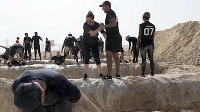 The main Tough Mudder event challenged dedicated and amateur athletes with a 5-km course designed to get participants moving over obstacles and along a dedicated route engineered to build team spirit.
