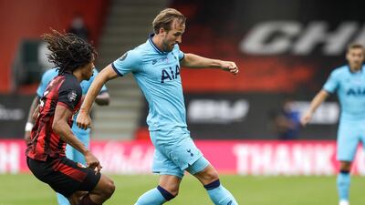 Harry Kane - 5: Was his side's best defender with four clearances in his own area. Didn't touch the ball in Bournemouth's until the 77th minute and looked like he was treading treacle in a foot race against Kelly. EPA