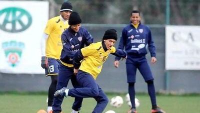 The UAE team, seen here during practice ahead of their win over Uzbekistan, will participate at the Olympics in London for the first time, and special care will be taken for their diet during the Games, which will run into Ramadan.