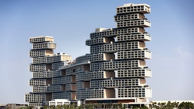 First images of Atlantis The Royal in Dubai have been revealed, displaying its grandeur with six towers adjoined by a 90 metre long sky pool on the 22nd floor. Getty Images for Atlantis Dubai