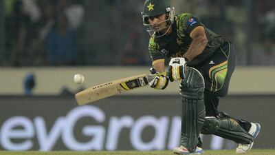 Mohammad Hafeez will no longer play with Pakistan at the 2015 Cricket World Cup. Munir uz Zaman / AFP