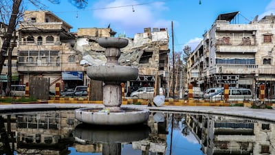 The Manbij town site in northern Syria, 31 December 2018.