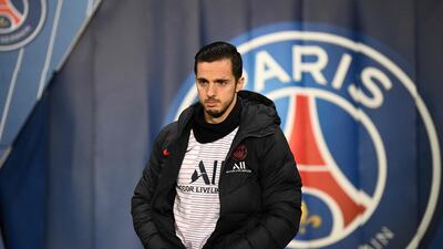 Paris Saint-Germain's Spanish midfielder Pablo Sarabia has scored 14 goals in all competitions so far this season. AFP