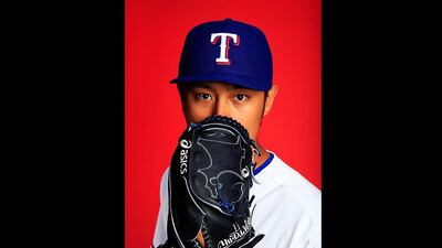 Yu Darvish of the Texas Rangers in Surprise, Arizona. Jamie Squire / Getty Images / AFP