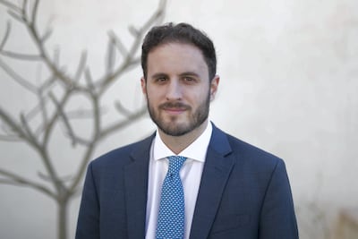 Michael Selden is co-founder of Finless Foods, a company that grows fish in a lab in a bid to tackle the issue of overfishing. Reem Mohammed / The National