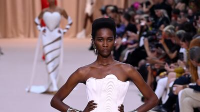 The Jean Paul Gaultier haute couture autumn/winter 2022-2023 show as part of Paris Fashion Week.