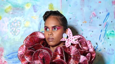 Another look from the Romance Was Born show during Afterpay Australian Fashion Week 2022 Resort '23 Collections at Ken Done Gallery. Getty Images