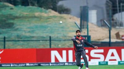 Rohan Mustafa of the UAE. Victor Besa / The National