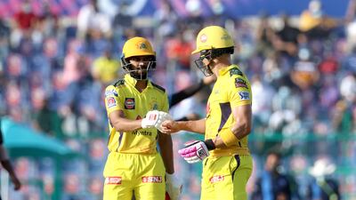Ruturaj Gaikwad and Faf du Plessis hit quick 40s at the top of the order. Sportzpics for IPL