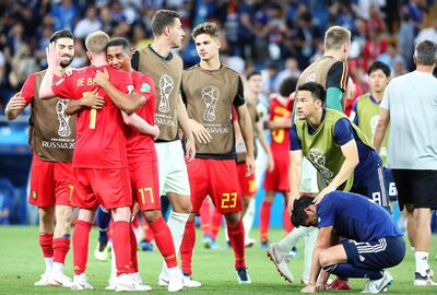 Japan suffered a dramatic defeat to Belgium in the last 16 of the 2018 World Cup. EPA