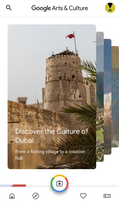 The project Dubai’s Culture & Heritage details the city's transformation from a fishing village to a global creative hub.