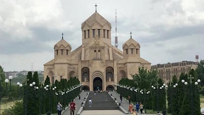 Sujay Sarigommula is among hundreds of Indian travellers who spend two weeks quarantine in Armenia on their journey from India to the UAE as direct incoming flights from the sub-continent have been suspended. The Indian engineer took some photos in Yerevan, Armenia's capital but largely stayed in his hotel room working during the quarantine period. Courtesy: Sujay Sarigommula