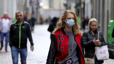 People in Amsterdam, the Netherlands, in October 2020. Reuters