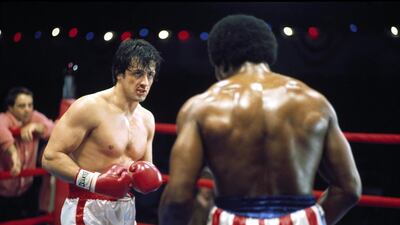 Sylvester Stallone in 'Rocky'. The film has recently had its British rating bumped up from PG to 12A. Metro-Goldwyn-Mayer / United Artists