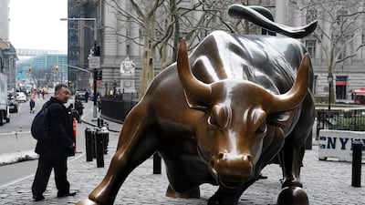 The Wall Street Bull in the Manhattan, New York City. Reuters