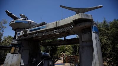 The entrance to the Rise of the Resistance ride. Bloomberg