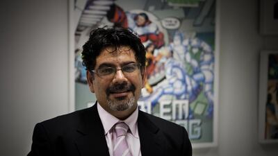 Kuwaiti Dr Naif Al-Mutawa, TED speaker, founder of Teshekeel Media Group and creator of The 99, the first group of comic superheroes born of an Islamic archetype, tweeted on January 8: “Talk about failure. The extremists who murdered at #CharlieHebdo have introduced the magazine to billions more people. #JeSuisCharlie”. Lee Hoagland / The National