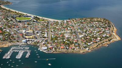 The pilot took off from the Australian island of Tasmania. Alamy