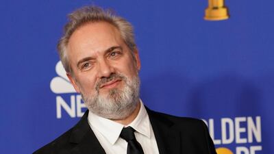 Sam Mendes poses with his award for Best Director - Motion Picture for '1917' during the 77th annual Golden Globe Awards on January 5, 2020, at The Beverly Hilton hotel in Beverly Hills, California. Reuters