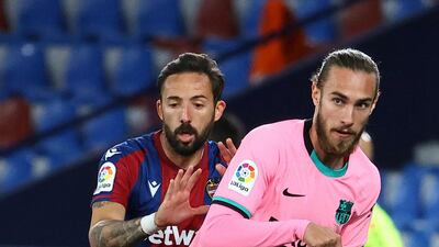 Oscar Mingueza, N/A - On for Pedri after 73. Should have been on much earlier. AFP