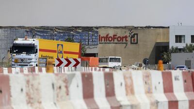 A warehouse in Jebel Ali Free Zone. New supply is weakening demand for older industrial property in the area. Sarah Dea / The National