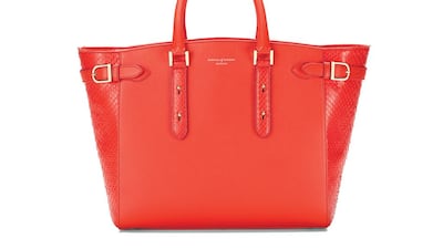 The Marylebone Tote, named after Aspinal of London’s Marylebone High Street store, was launched in 2012. Courtesy Aspinal