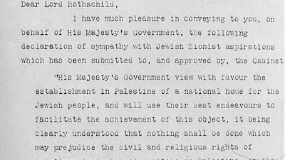 A century after the Balfour Declaration, the world map features an ever-expanding Israel and a rapidly shrinking Palestine. Getty Images