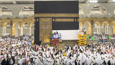 Hajj pilgrims can use the digital platform to plan their visit to Saudi Arabia. Photo: @ReasahAlharmain via Twitter