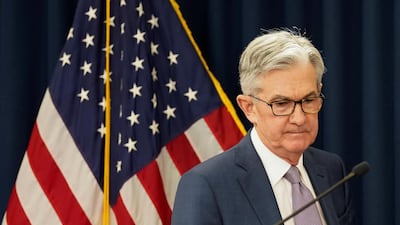 US Federal Reserve chairman Jerome Powell. Reuters