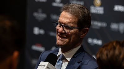 Former manager Fabio Capello at the Global Soccer Awards