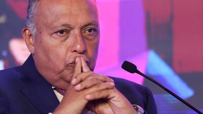 Egyptian Foreign Minister Sameh Shoukry. Reuters