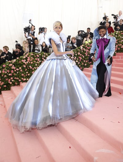 Zendaya and Law Roach at the 2019 Met Gala. EPA