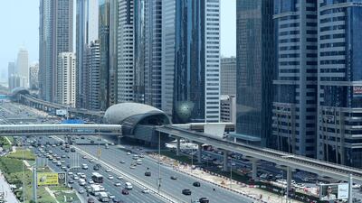 Dubai’s economy is expected to grow 2.4 per cent in 2019, according to S&P Global Ratings. Pawan Singh / The National