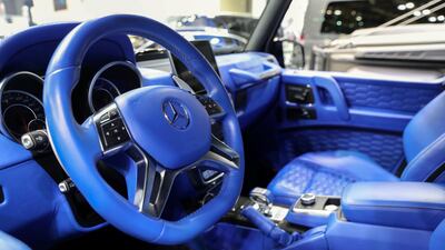 The interior of the Brabus 700. Chris Whiteoak / The National