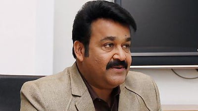 The south Indian actor Mohanlal. Satish Kumar / The National
