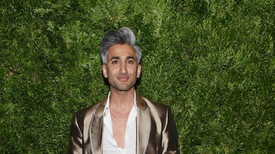 Tan France attends the CFDA / Vogue Fashion Fund 2019, wearing Private Policy NY. AFP