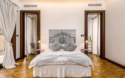The bedrooms feature wooden flooring. Courtesy LuxuryProperty.com
