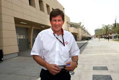 Martin Whitaker at the Bahrain Grand Prix in 2009. Stephen Lock / The National