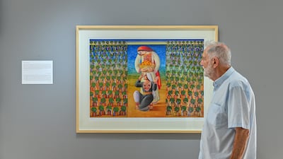 Palestinian Sliman Mansour has died at the age of 79. Photo: William Parry