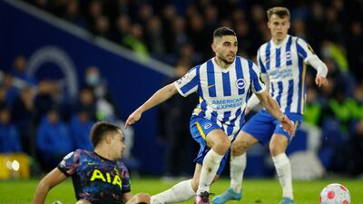 Neal Maupay - 4: Booked early on after catching Dier in head with flying arm which was biggest impact Frenchman made on game as Brighton rarely threatened attacking wise. Blazed shot on turn high and wide five minutes before break. Reuters