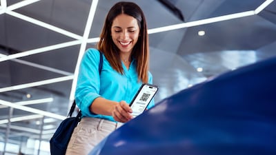 Nol digital QR codes remove the need for a single-use paper red ticket. Photo: RTA