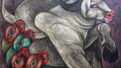 A work by Satish Gujral. Courtesy of World Art Fair, Dubai