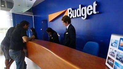 Car rental companies are seeing good business after lending rules for vehicle purchases were tightened. Satish Kumar / The National