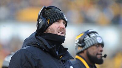 Pittsburgh Steelers quarterback Ben Roethlisberger is focusing on trying to get his side to the Super Bowl rather than his future. Philip G. Pavely / USA Today Sports