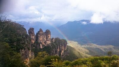 Echo Point in Katoomba offers stunning views of Jamison Valley and the Three Sisters rock formation. Hadi Zaher / Getty Images