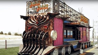 Closed food trucks at the Last Exit MadX stop off are set to be replaced by new outlets. Courtesy Meraas