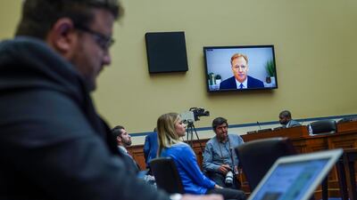 Mr Goodell testifies. EPA